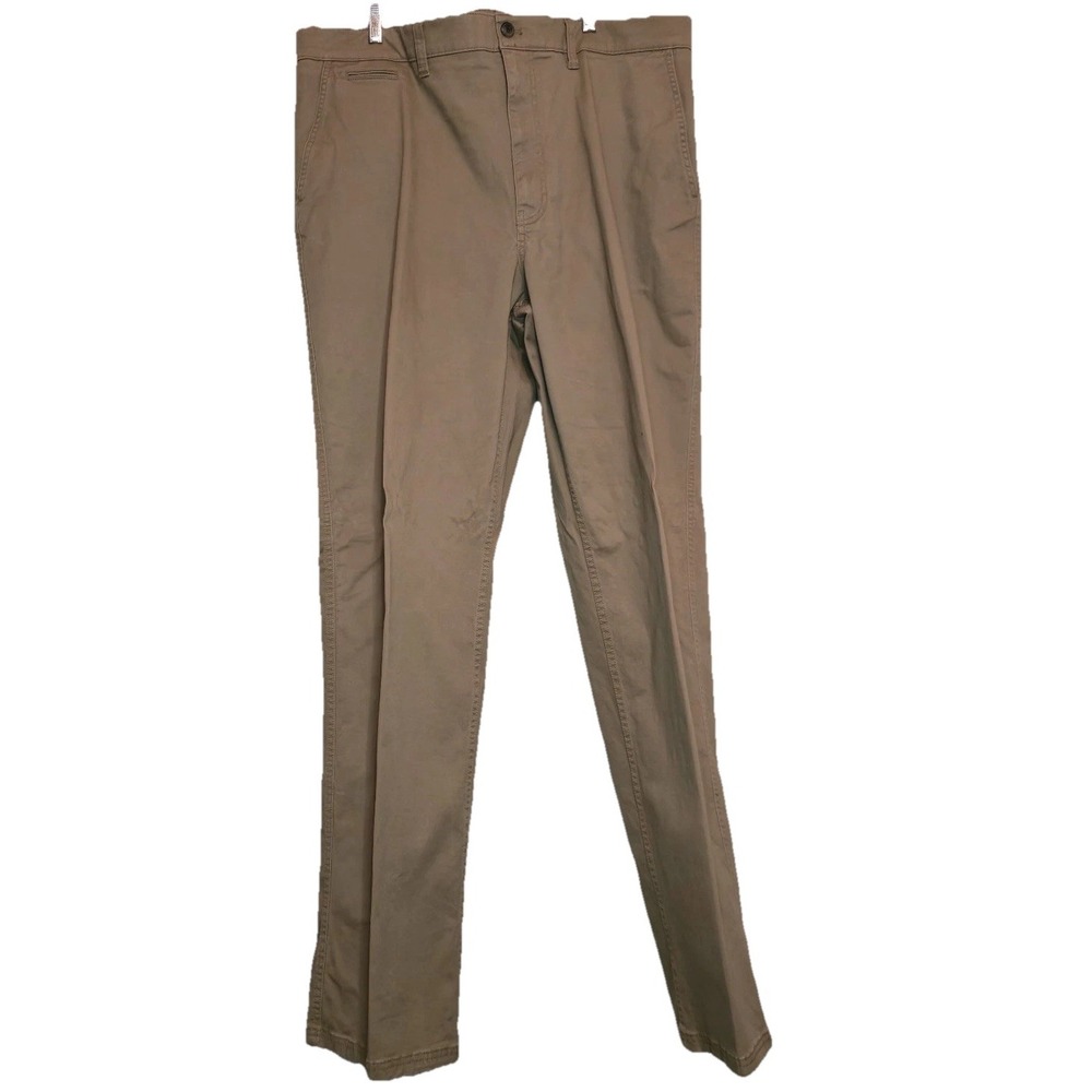 Foundry Pants MENS‎ 42X36 Everyday Casual Chino Beige Khaki Comfort Stretch Tall